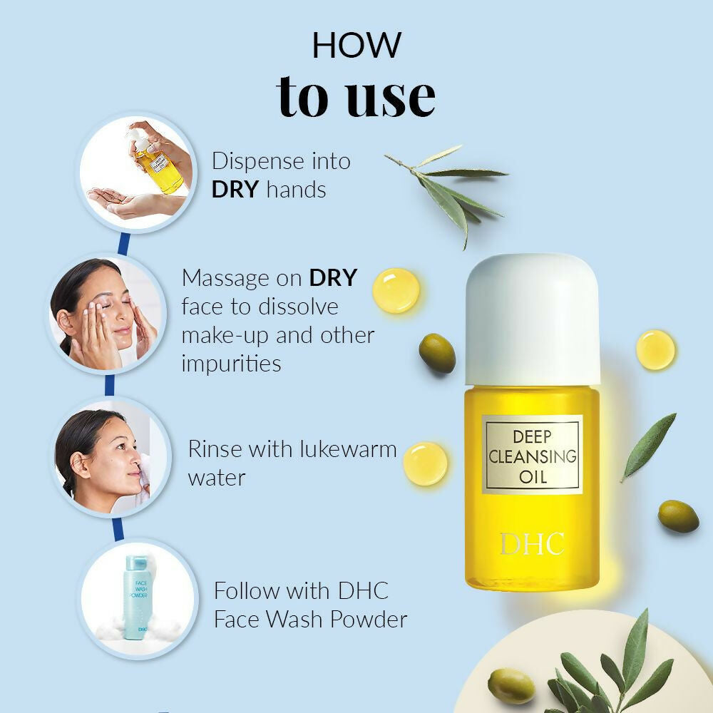 DHC Beauty Deep Cleansing Oil, Makeup Remover For All Skin Types | Grocsy