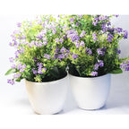 Chahat Decorative Artificial Flower Plant 2 Piece Combo | Grocsy