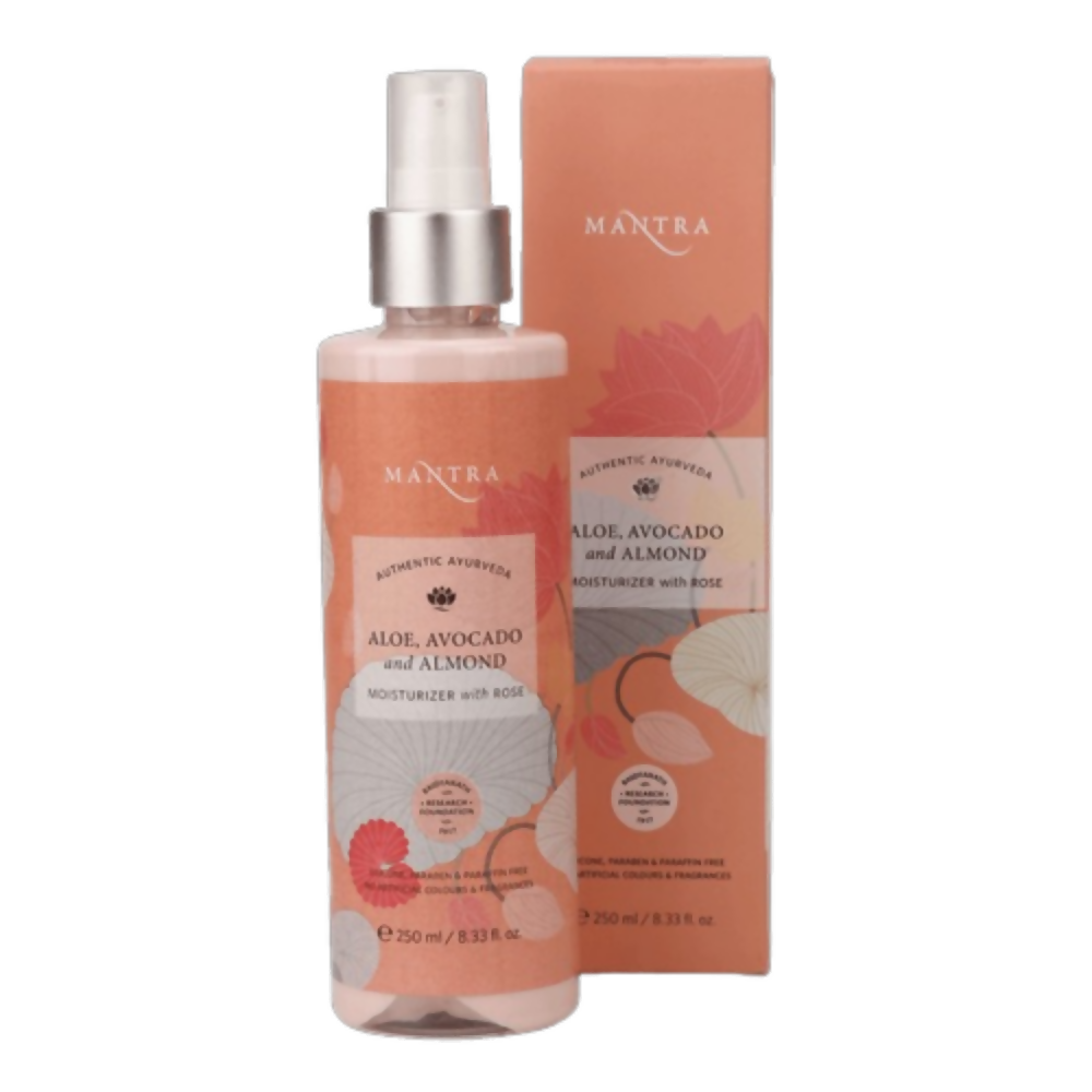 Mantra Herbal Aloe, Avocado And Almond Moisturiser With Rose | Grocsy