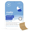 Wellbeing Nutrition Melts Restful Sleep Plant Based Oral Thin Strips - Calming Chamomile Lavender Flavor | Grocsy