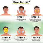 Muuchstac Herbal Skin Lightening Haldi Face Wash For Men | Grocsy