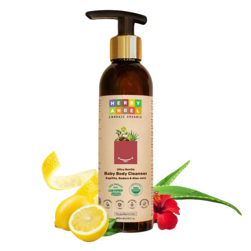 Herby Angel Ultra Gentle Body Cleanser for Babies and Kids | Grocsy
