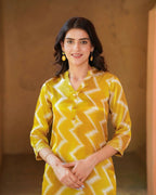 Aayaa Pure Muslin printed Kurti & Pant - Multi Color | Grocsy