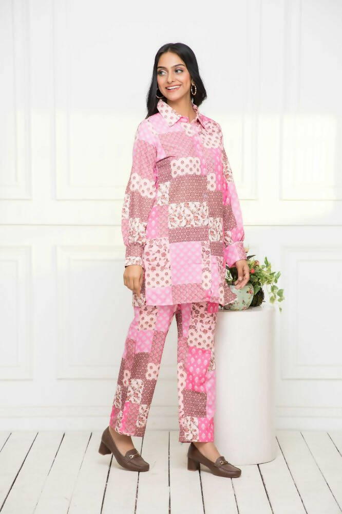 Myshka Multi-Printed Women Bling & Sparkly Co-Ords | Grocsy