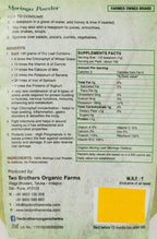 Two Brothers Organic Farms Moringa Powder | Grocsy