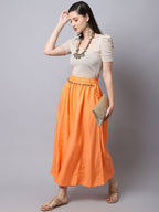 TAG 7 Women Embellished Flared Ethnic Palazzos | Grocsy