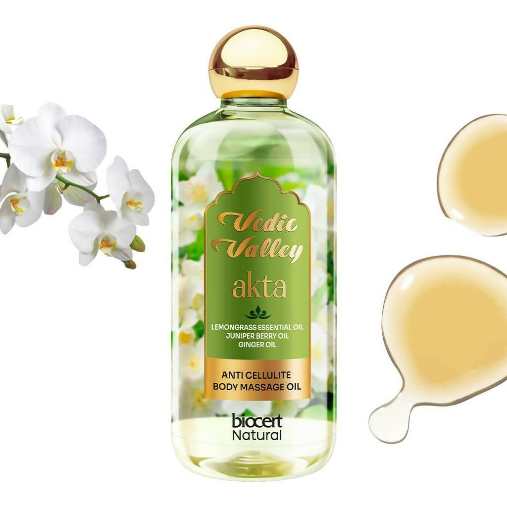 Vedic Valley Stress Relieving Lemongrass Body Massage Oil | Grocsy