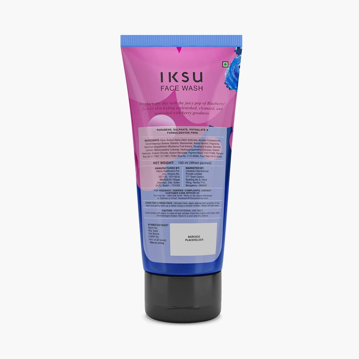 IKSU Blueberry Face Wash | Grocsy