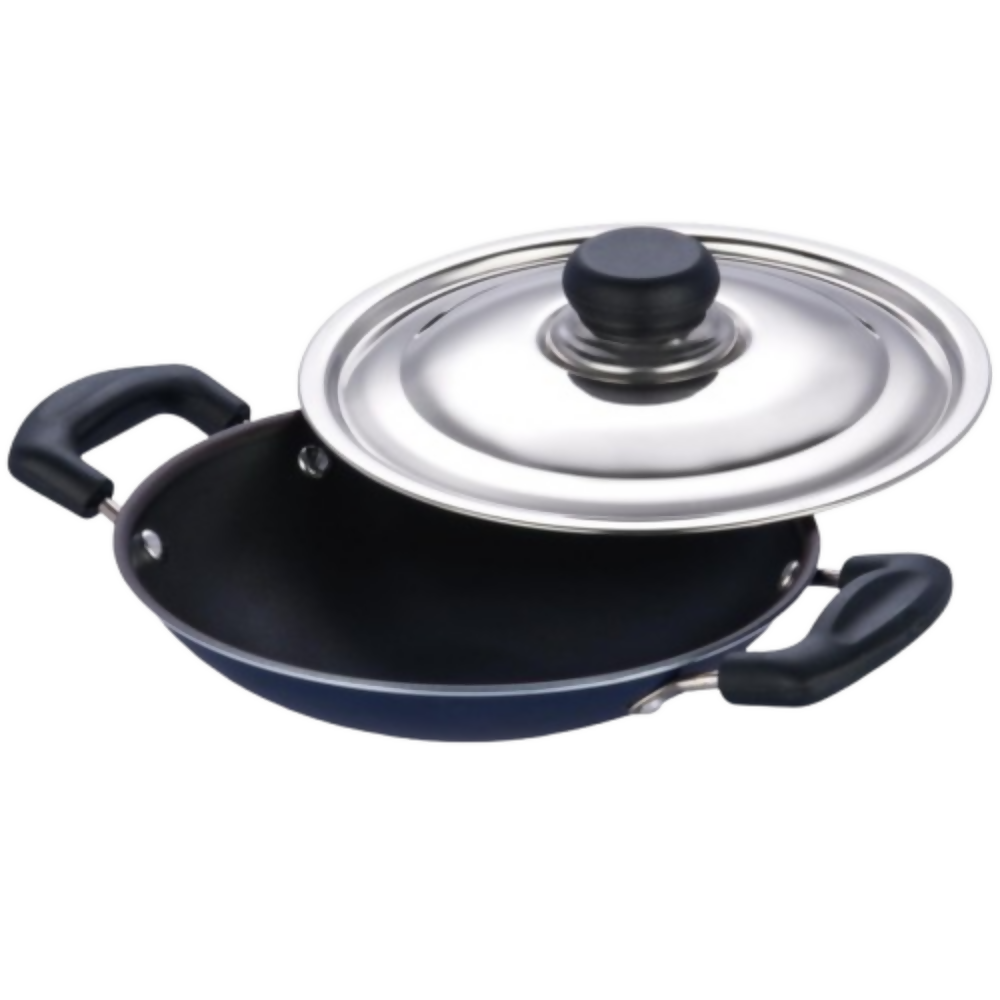 Vinod Zest Non Stick Appachetty with Lid | Grocsy