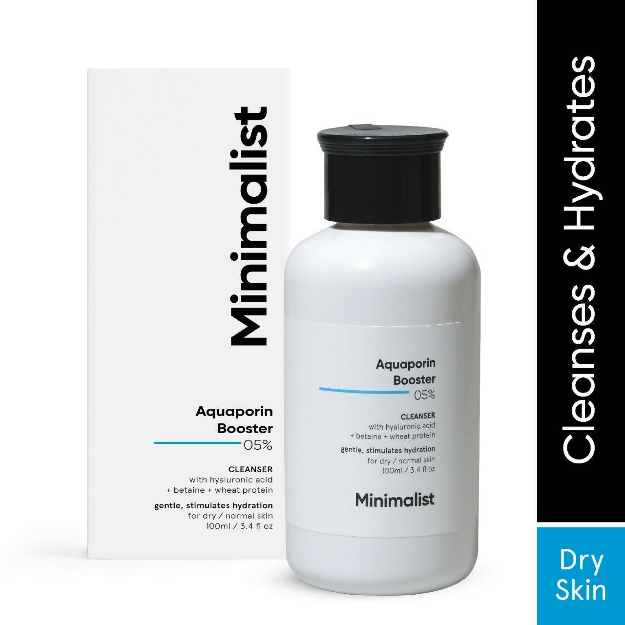 Minimalist Aquaporin Booster 05% Cleanser | Grocsy