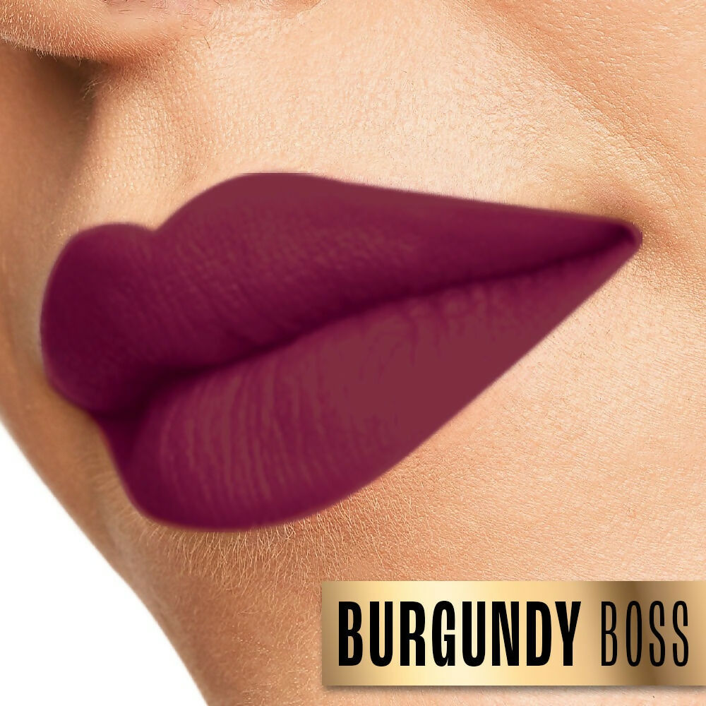 Lakme Absolute Beyond Matte Lipstick - 501 Burgundy Boss | Grocsy