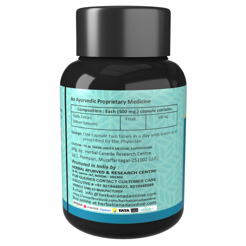 Herbal Canada Garlic Capsules | Grocsy