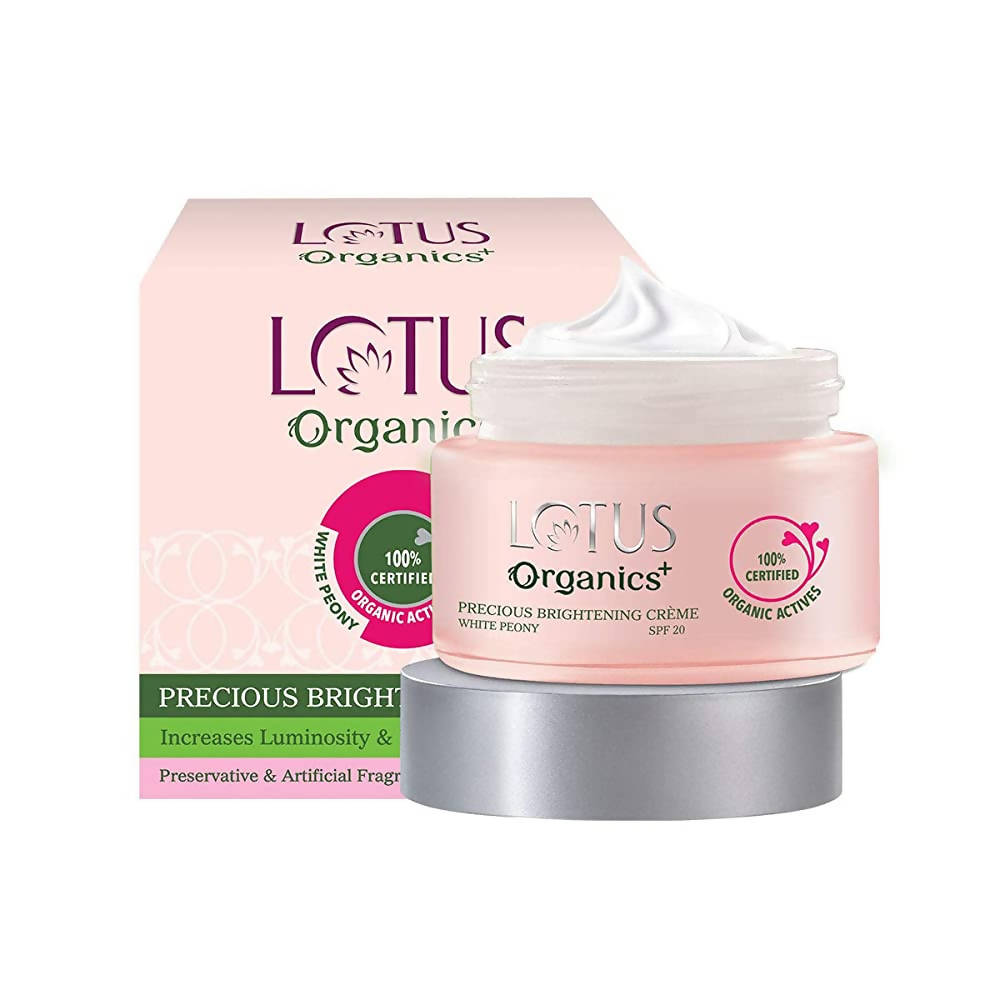 Lotus Organics+ Precious Brightening Creme SPF 20 | Grocsy