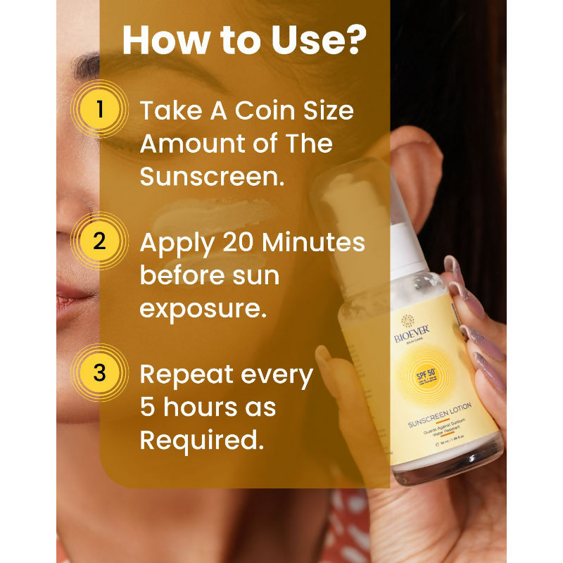 Bioever Sunscreen Lotion SPF 50+ UV-A | Grocsy