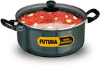 Hawkins Futura Hard Anodized Stewpot 24 cm Diameter 5 L with Lid (AST50G) | Grocsy