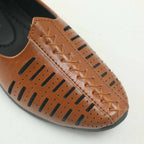 Tiny Bugs Boys Party & Ethnic Wear Mojari - Tan | Grocsy