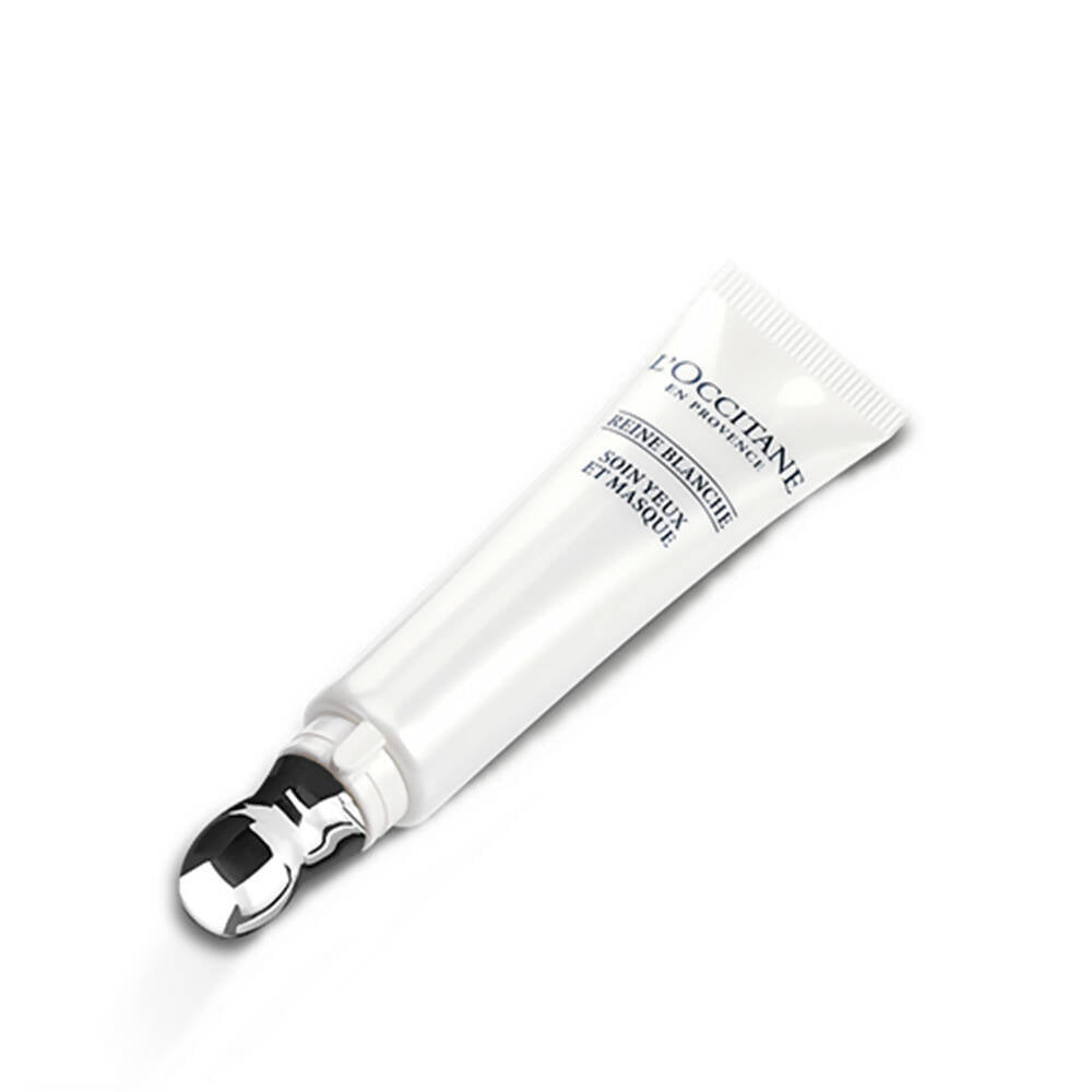 L'Occitane Reine Blanche Illuminating Eye Care & Mask | Grocsy