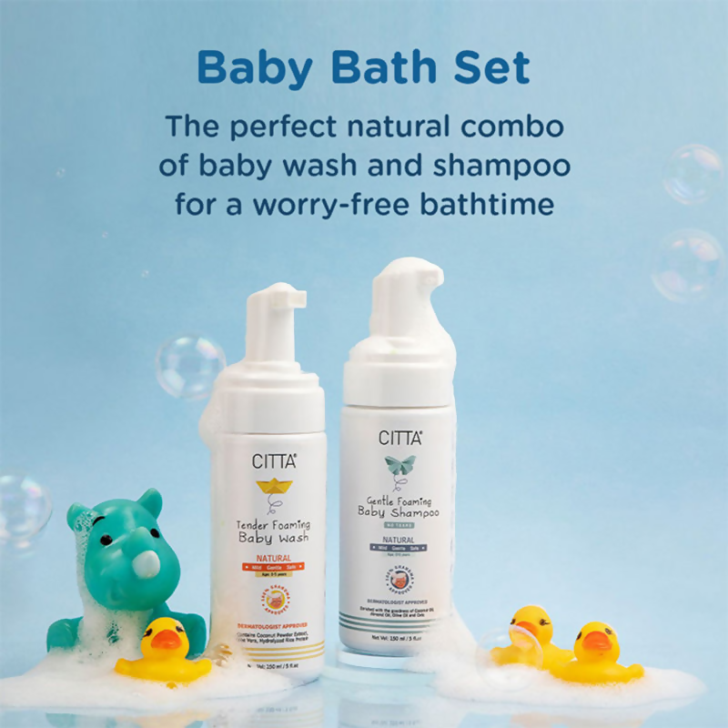 Citta Baby & Kids Baby Bath Set - Baby Body Wash & Baby Shampoo | Grocsy