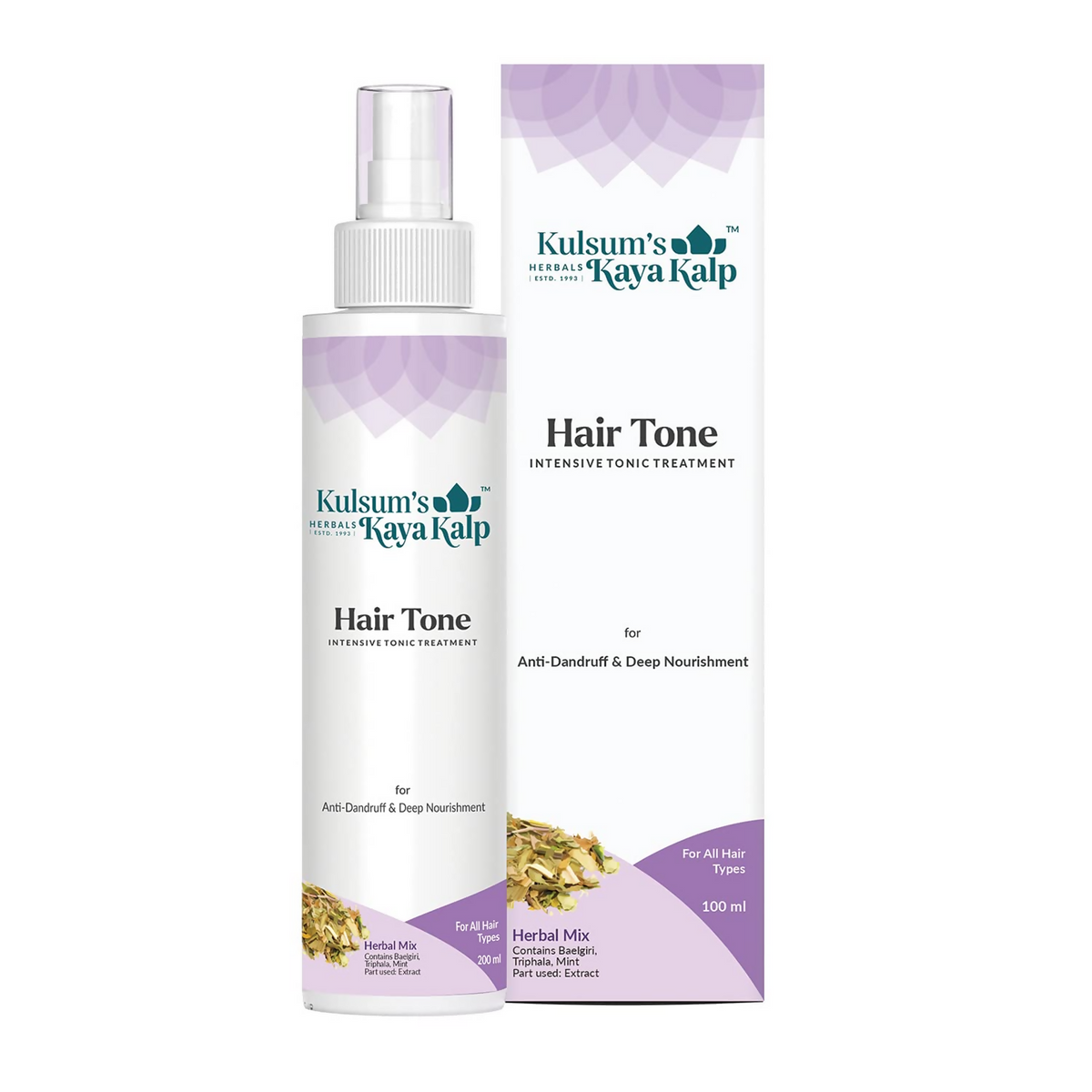 Kulsum's Kaya Kalp Hair Tone, Anti-Dandruff & Hair Fall Control, For All Hair Types | Grocsy
