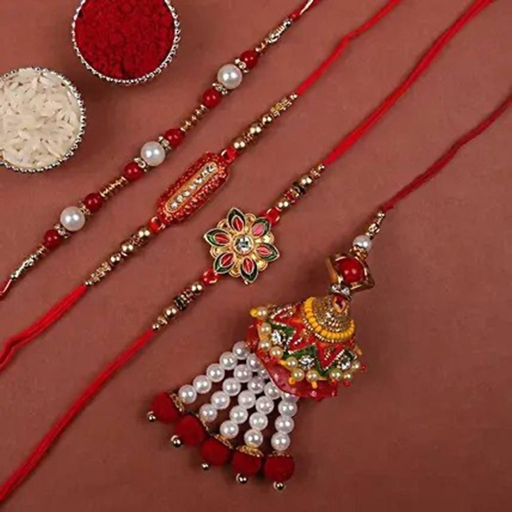 Designer & Lumba Rakhi With Celebrations | Grocsy