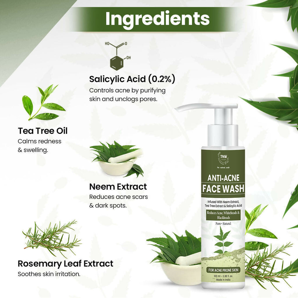 The Natural Wash Anti Acne Face Wash | Grocsy