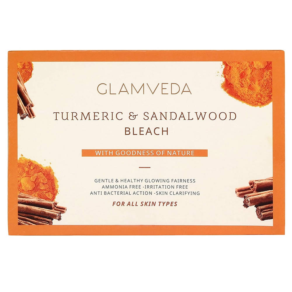 Glamveda Turmeric & Sandalwood Face & Body Bleach Creme | Grocsy