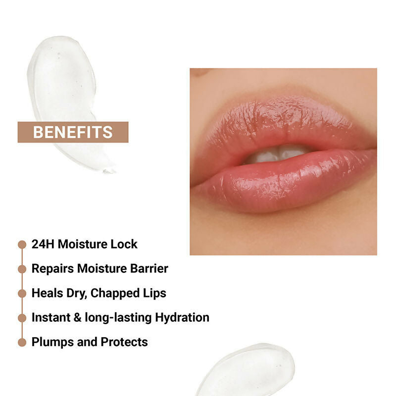 Sereko Hydra - Peptide Lip Balm, Clear, Enriched With Ceramides Barrier Repair Salted Caramel | Grocsy