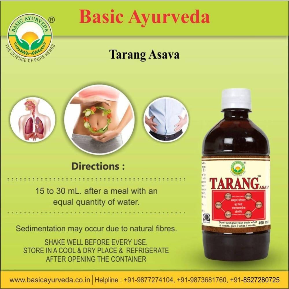 Basic Ayurveda Tarang Asava | Grocsy