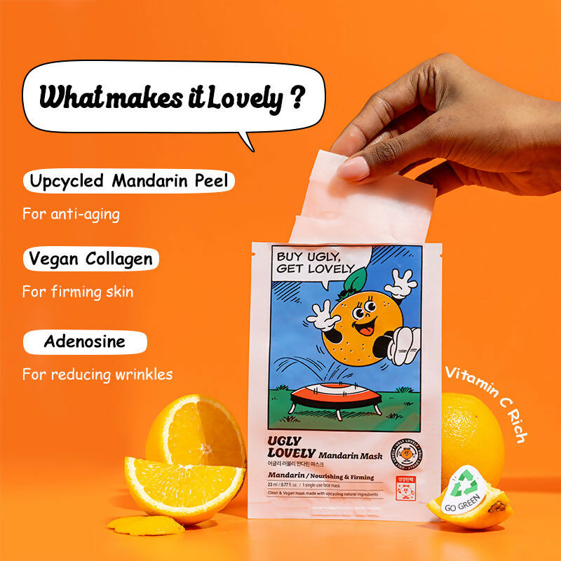 The Face Shop Ugly Lovely Mandarin Mask | Grocsy