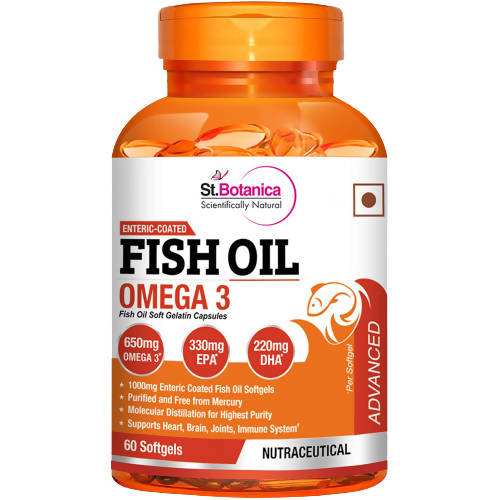 St.Botanica Fish Oil Omega 3 Capsules | Grocsy