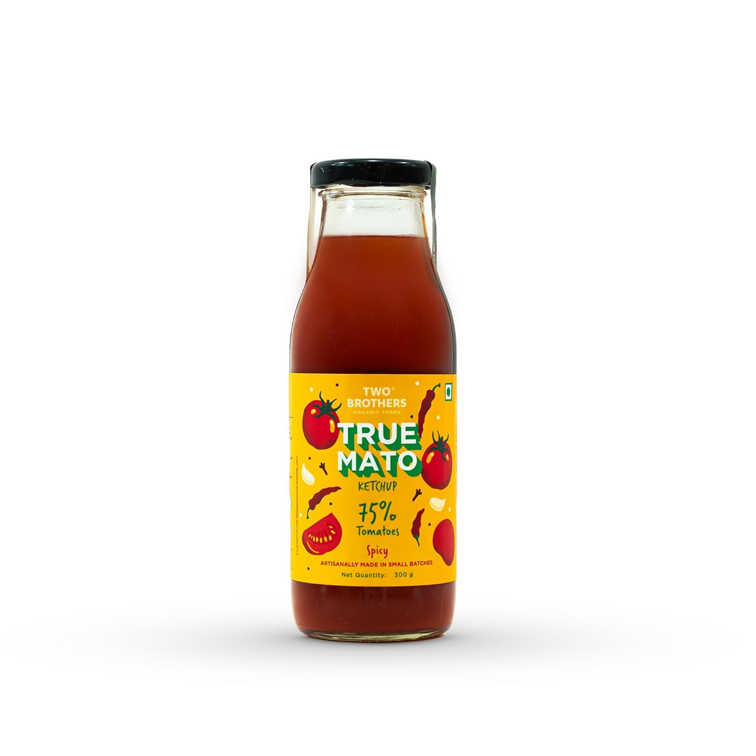 Two Brothers Organic Farms Truemato Ketchup - Spicy | Grocsy