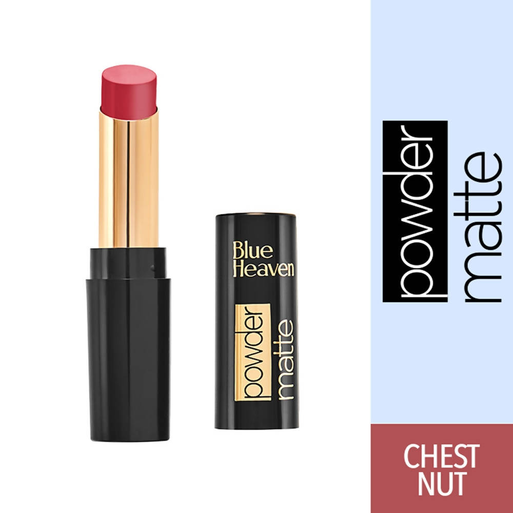 Blue Heaven Powder Matte Lipstick Chest Nut | Grocsy