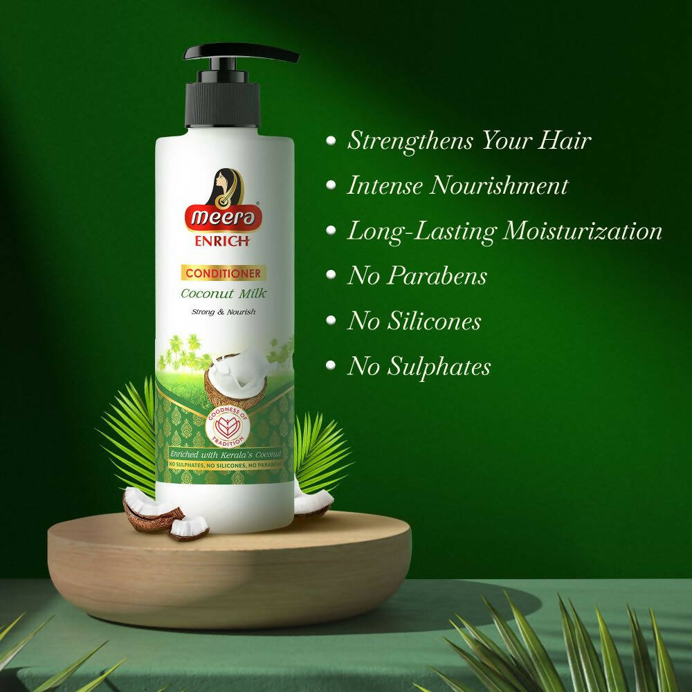 Meera Enrich Conditioner with Coconut Milk For Strong & Nourish | Grocsy