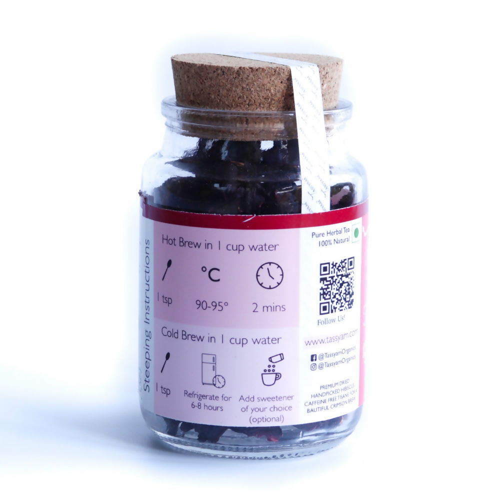 Tassyam Organics Habibi Hibiscus Petals Herbal Tisane | Grocsy