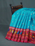 Rama Green Colored with Buttes Semi Silk Kota Saree By Gayathri Reddy Designer Studio | Grocsy