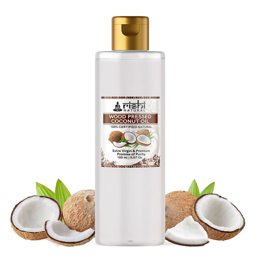 Rishi Natural Coconut Oil Wood Pressed Skin And Hair | Grocsy