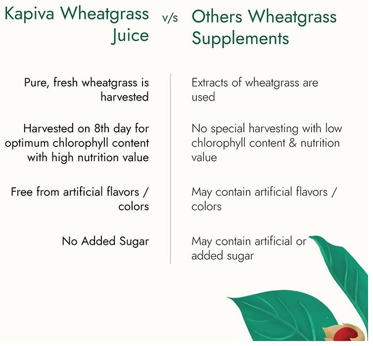 Kapiva Ayurveda Wheat Grass Juice | Grocsy
