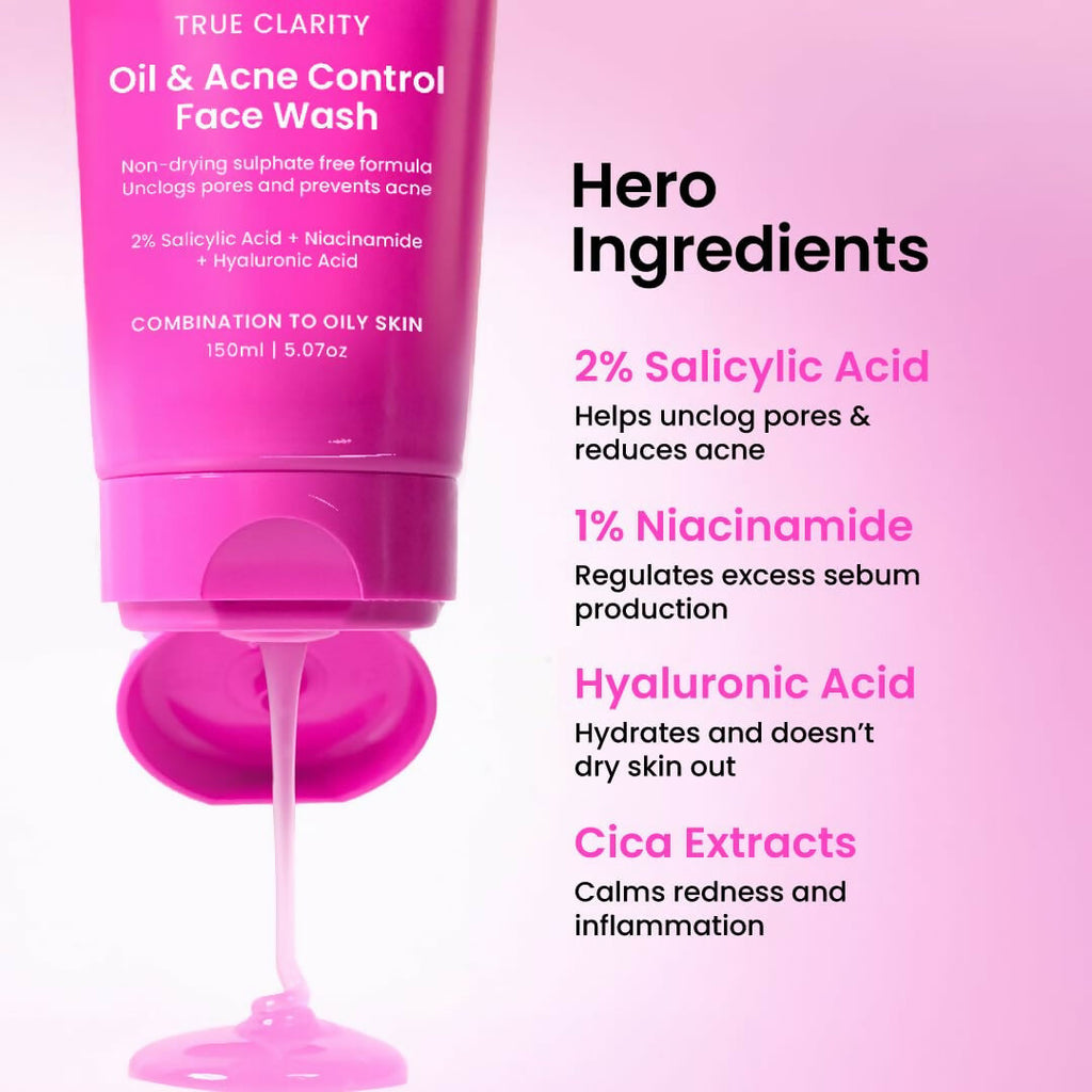 Foxtale Oil & Acne Control Face Wash | Grocsy
