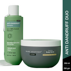 Bare Anatomy Expert Scalp Scrub & Anti Dandruff Shampoo Duo | Grocsy