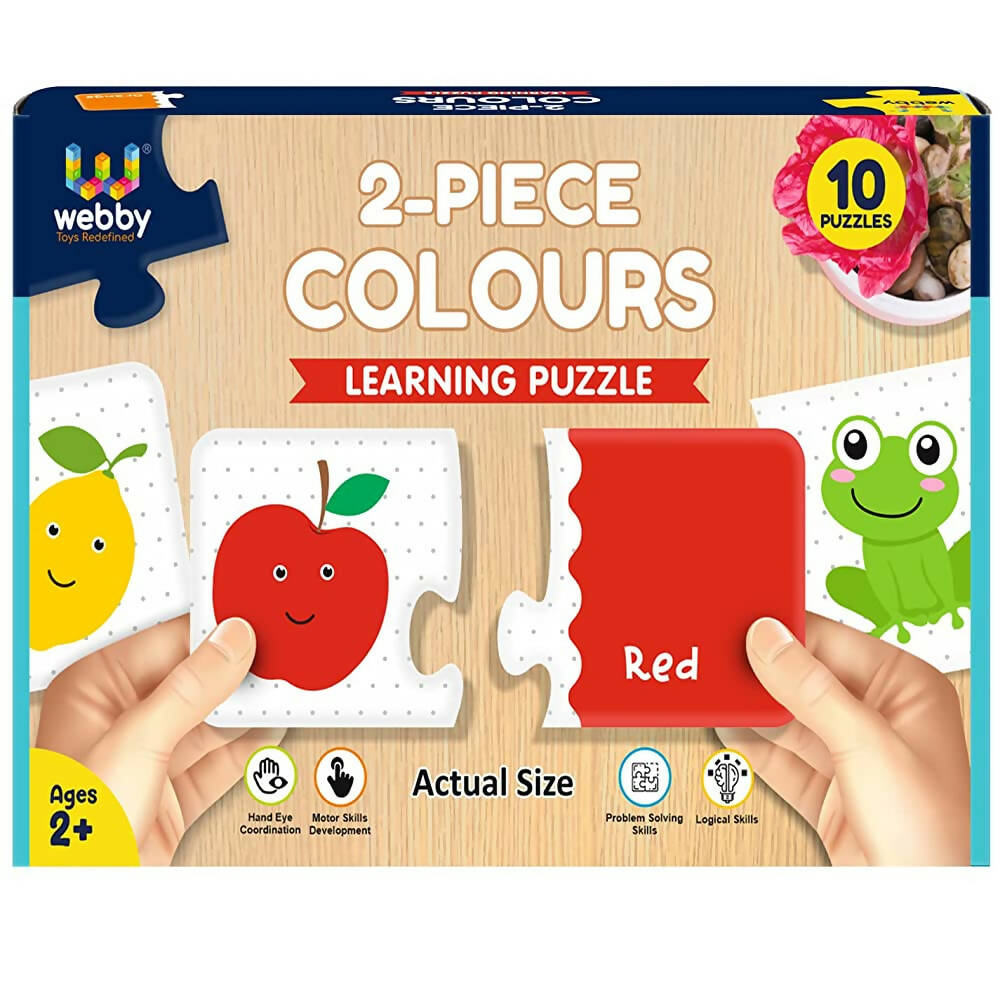 Webby Colors 2 Pieces Learning Pack Jigsaw Puzzle For Kids | Grocsy