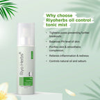 Riyo Herbs Oil Control Tonic Mist For Oily Skin | Grocsy