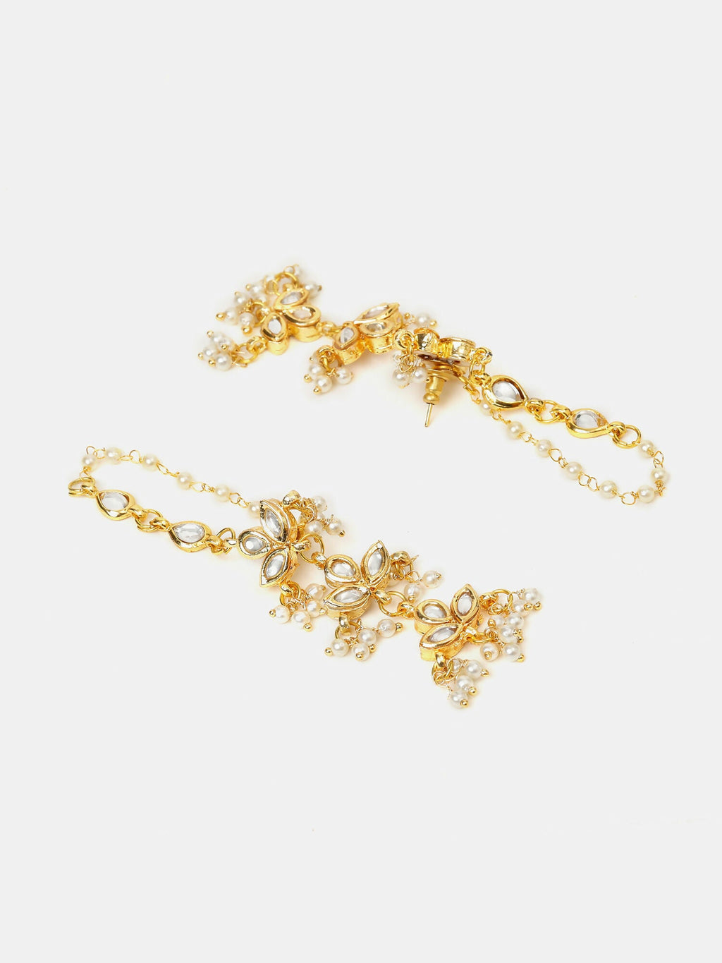 Ruby Raang Chandani Moti Earrings | Grocsy