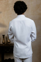British White Kanaka Murti Shirt By Hilo Design | Grocsy