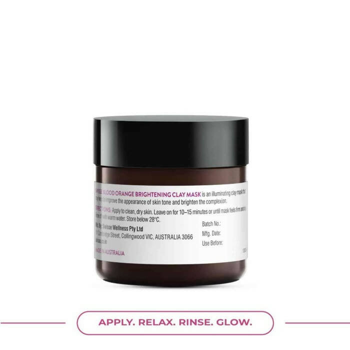 Swisse Blood Orange Brightening Clay Mask With Vitamin C | Grocsy