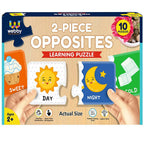 Webby Opposites 2 Pieces Learning Pack Jigsaw Puzzle | Grocsy