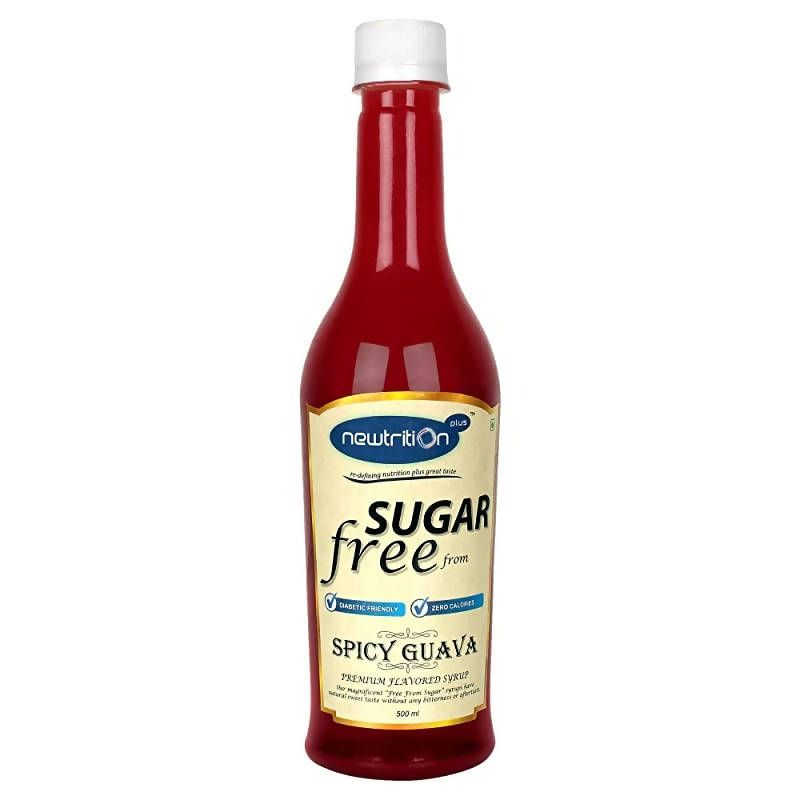 Newtrition Plus Sugar Free Spicy Guava & Kalakhatta Syrup | Grocsy