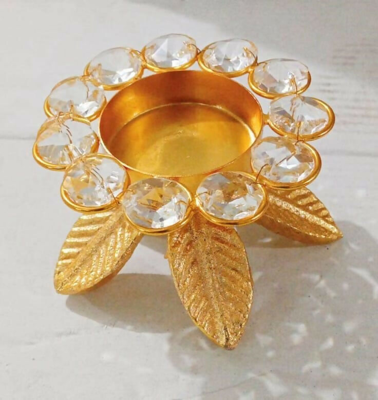 Collectibles India Crystal Tea Light Holder | Grocsy