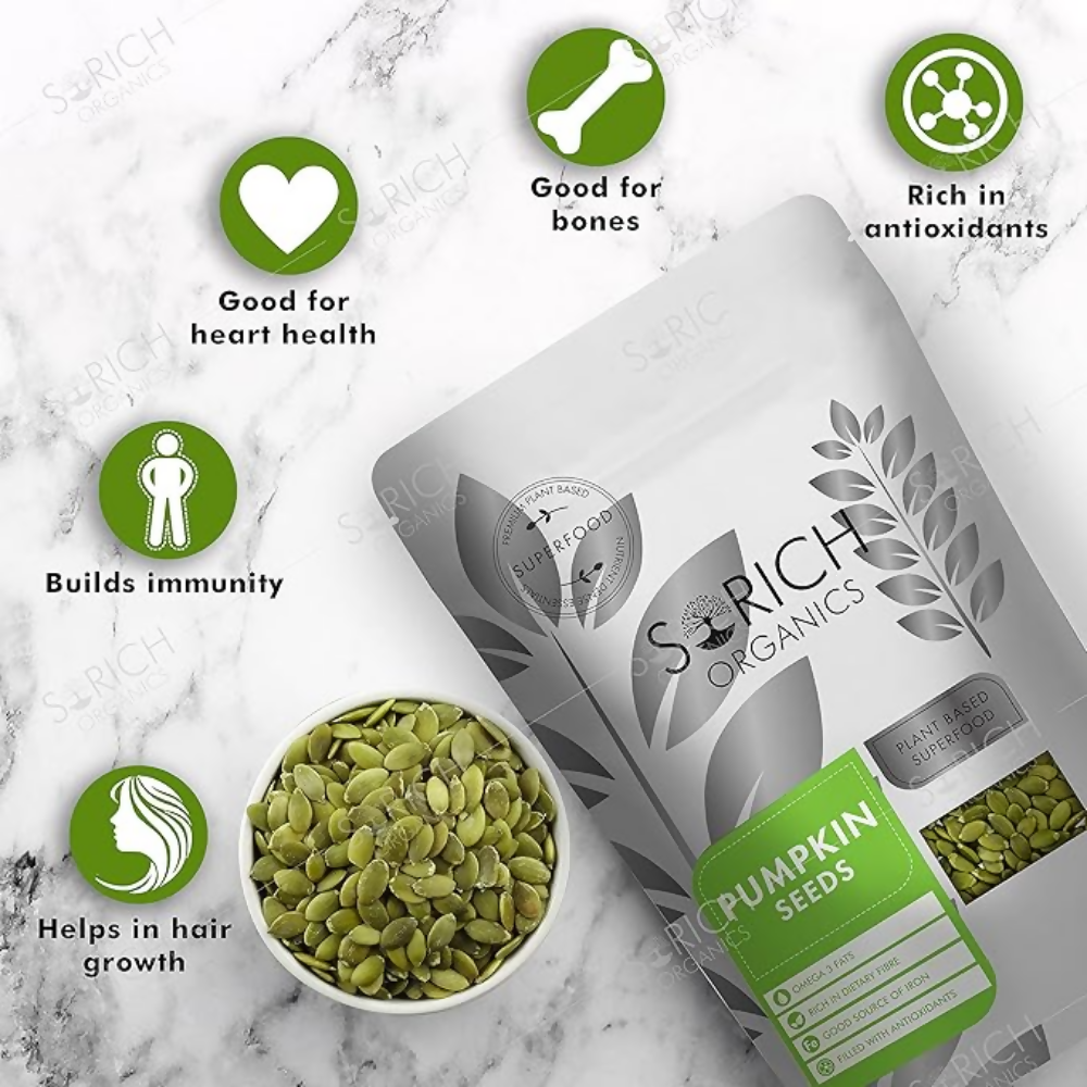 Sorich Organics Raw Flax Seeds + Pumpkin Seeds | Grocsy