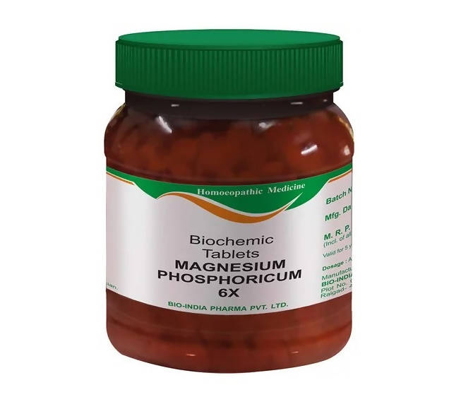 Bio India Homeopathy Magnesium Phosphoricum Biochemic Tablets | Grocsy