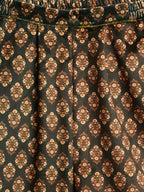 Ahalyaa Mustard Color Digital Print Velvet kids Kurta Palazzo Set For Girls | Grocsy
